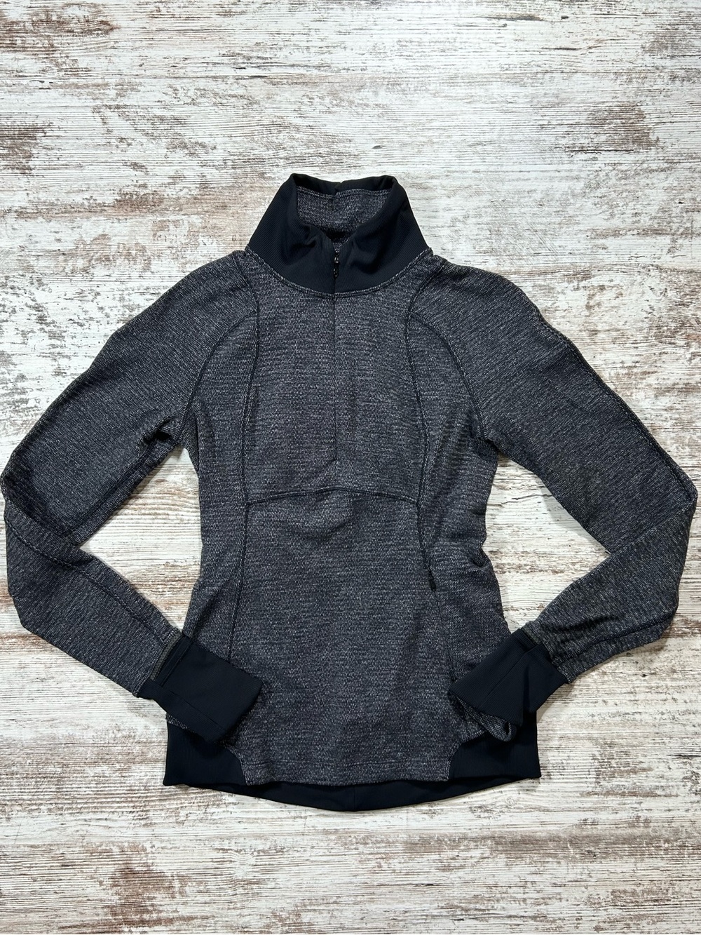 Women’s Lululemon athletica pullover jacket heathered gray size 4